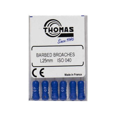باربروچ طول 25 – Thomas – Nerve (Barbed) Broaches