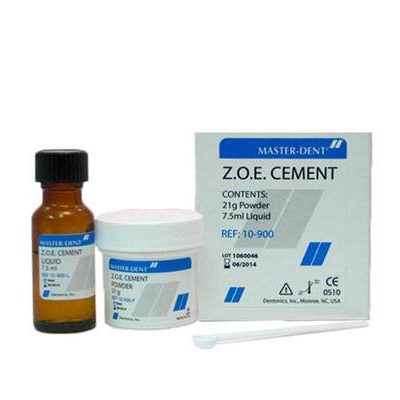 سمان موقت زینک اکساید اوژنول مستردنت - سمان زینک اکساید اوژنول Z.O.E - سمان زینک اکساید اوژنول مستردنت Master Dent- Z.O.E. Cement - شاپ دنت